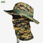 2-in-1-Camouflage-Angelhut und Maskenhalsband