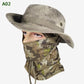 2-in-1-Camouflage-Angelhut und Maskenhalsband