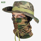 2-in-1-Camouflage-Angelhut und Maskenhalsband