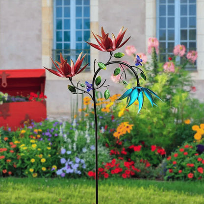 🪁47% Rabatt🌼 Simulierte Blume & Schmetterlinge Eisen Ornament für Garten