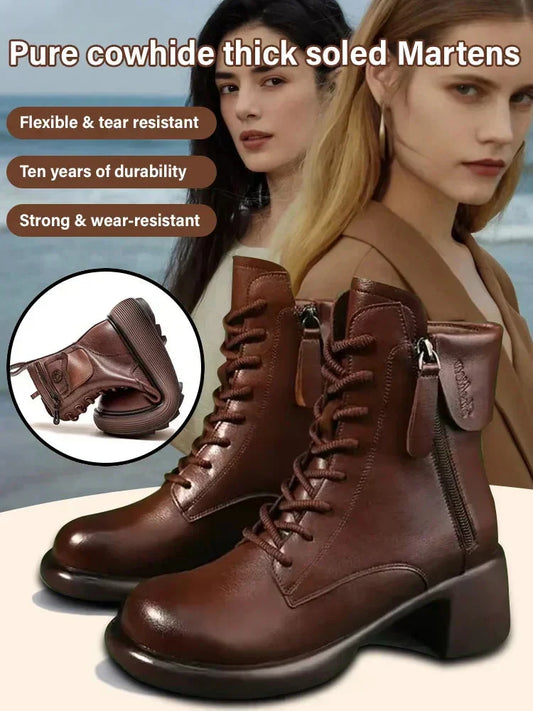 🌸Herbstschlussverkauf🌸Zeitlich begrenzt 51%RABATT💕Ideales Geschenk - Stiefel im britischen Vintage-Stil