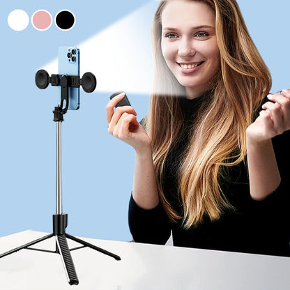 Bluetooth-Selfie-Stick-Stativ mit LED-Fotolicht